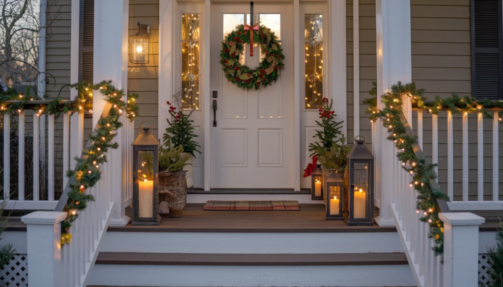 15 Stunning Christmas Porch Ideas